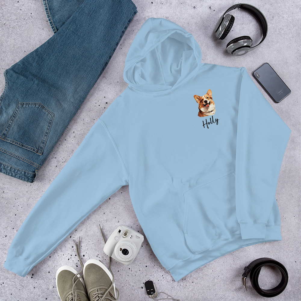 personalized corgi breed hoodie