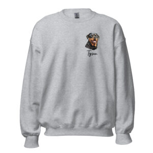 personalized rottweiler breed sweatshirt