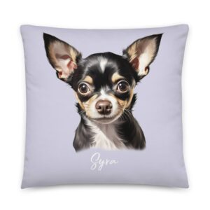 chihuahua personalized dog pillow