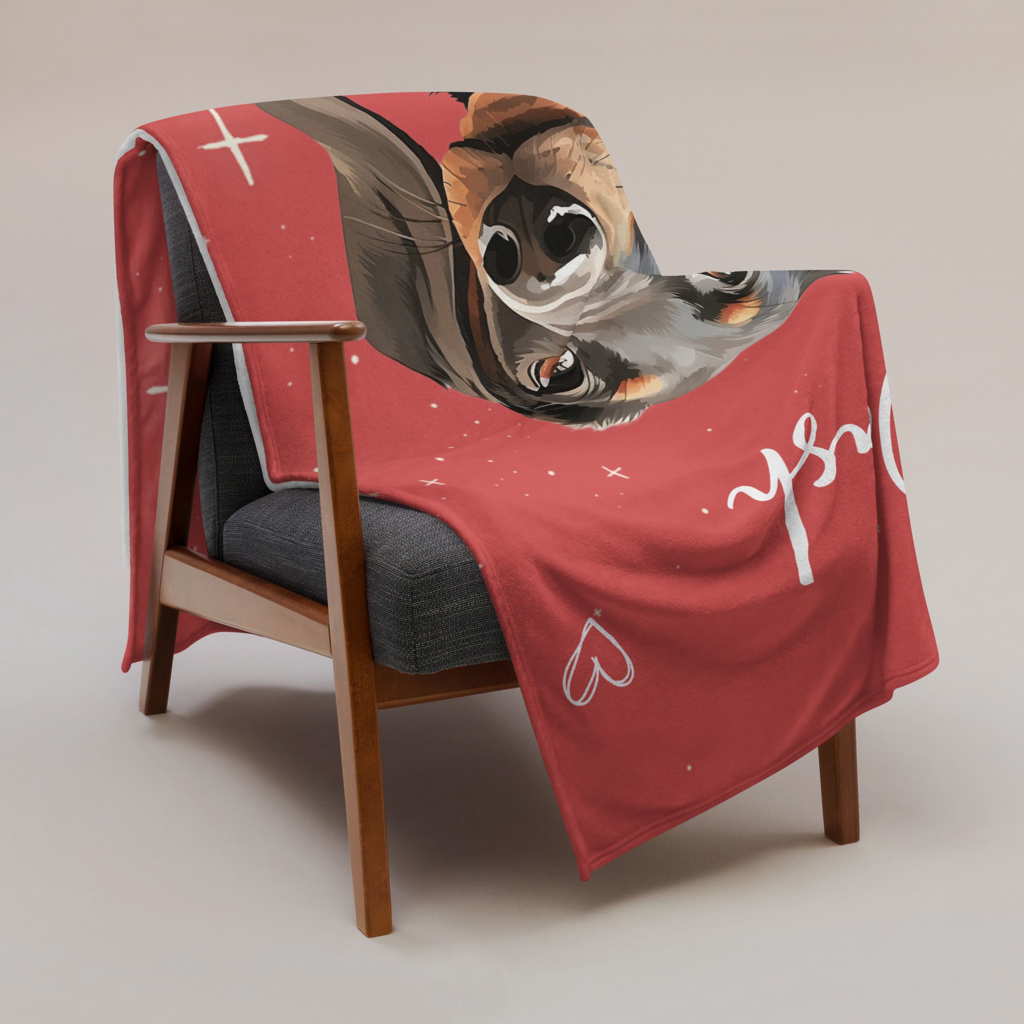 dachshund throw blanket