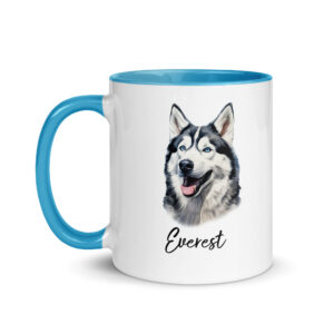 husky personalized mug